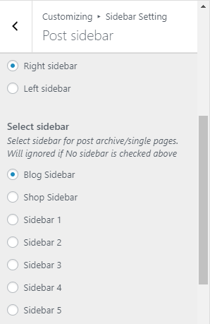 Sidebar Setting 3